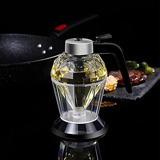 [BRSROBD6PIGQ4CT4] 200ml Large Honey Dispenser, Glass with Stand, Maple Syrup Dispenser, Honey Jar