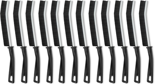 [BRSRAAYHCAIBS3DU] Amazon Basics Hard Bristle Grout and Tile Cleaning Brush, Pack of 12