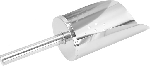 [BRSREZYPCUIGCCDU] 1pc Stainless Steel Ice Scoop Multi-purpose Food Shovel for Kitchen and Bar Use Smooth Edge Capacity and for Ice Rice Flour and More
