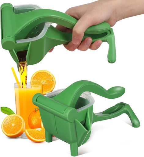 [BRSREZAPCEFAK333] 2Pcs Manual Juicer Handheld Fruit Press Juicer Squeezer Citrus Juice Press for Lemon Pomegranate and Vegetable Juicing Compact Kitchen Tool 7.87X5.12X4.41 Inches