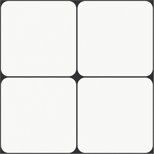 [BRSRACYDCB6QGE3O] MORCART Peel and Stick Floor Tile, Vinyl Flooring Self Adhesive DIY: White Black Outline Square 8" x 8" 20 PCS Waterproof and Removable Tile Sticker for Kitchen, Bathroom, Staircase FT-1010