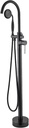 Floor Standing Bathtub Faucet, Freestanding Bathtub Faucet Floor Standing Brass Bathroom Bathtub Faucet With Hand Shower (Freestanding Bathtub, Oil Rubbed Bronze)