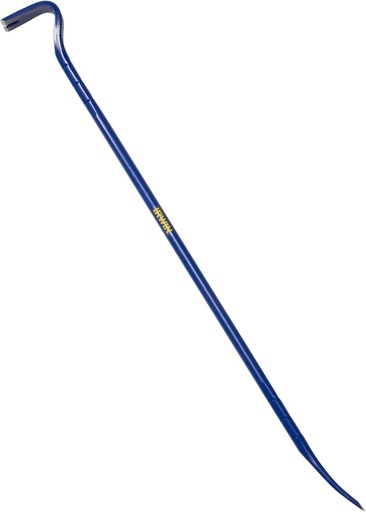 [BRSRMGIKOEBWCADV] IRWIN Pry Bar, 42 inch, Heavy Duty Steel Bar, 90 Degree Rounded End, Easily Bend and Pull Heavy Materials (IRHT55010)