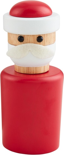 [BRSRAZYPB4HWK33X] Mud Pie Holiday Grinder, Santa; 5 1/2"