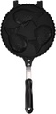 Waffle Maker Machine, Anti Overflow Waffle Maker Fish Shaped Iron Pan Aluminum with Nonstick Plates and Cool Touch Handle