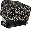 Oven Cover Kitchen Bread Machine Protector,4 Slice Toaster Cover For Home,Fingerprint Coaster Cover,Kitchen Small Appliance,Honey Bees At Night