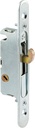 Slide-Co 153554 Mortise Lock, 4-5/8 In., Steel, 45 Degree Keyway, Round Faceplate, Spring-Loaded (Single Pack)