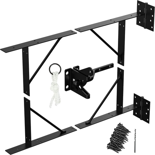 [BRSWYH3QAB5READ7] Anti Sag Gate Kit Heavy Duty No Sag Kit for Wooden Gate Fence with a Gate Latch