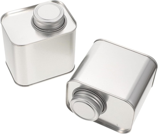 [BRSRAGIEAEHAGHTZ] 2pcs Stackable Coffee Pod Storage Tinplate Cans Airtight Tea Storage Boxes