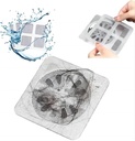 5 PCS Pack Disposable Shower Drain Cover Hair Catcher Shower Drain Mesh Stickers for Bathroom Washbasin Bathtub Kitchen Sink for Human and pet Hair