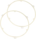 Microwave Turntable Support Roller Ring Replacement Part for GE Samsung Frigidaire,Replacement WB06X10625, WB06X10818, DE92-90495A, 5304464115, 5304509438 Microwave Turntable Ring 2pcs