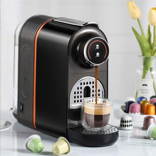 [BRSREGQKDN4BUFIV] Capsule Coffee Machine Home Office Automatic Espresso Mini Compact Soy Milk Tea