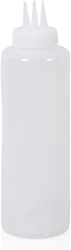 [BRSWGFTYBAPQM3Y6] GARASANI 3 Hole Sauce Squeeze Condiment Bottles Dispenser (14oz - 400ml)