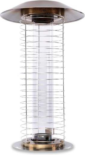 [BRSRAFQYB4GQAHQY] TIKI Propane Heater Attachment, Customizable Propane Fire Pit Accessory, Outdoor Gas Heater for Fire Pit, Easy to Use, No Tools Required, 19.7” x 19.7” x 32.4”