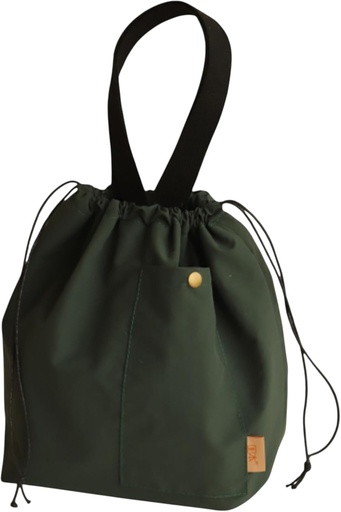 [BRSREZQYCQHQAEYU] Insulated Lunch Bag with Thermal Lining; Reusable Lunch Tote with Leakproof Wide-Mouth Design; Easy-Clean, Large Capacity Organizer for Work, Picnics, Travel (Dark Green)