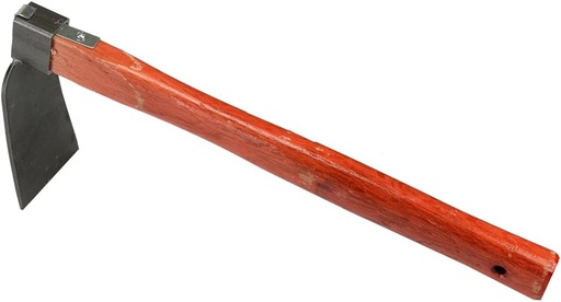 [BRSREGQBBF5BAYL6] Garden Hoe with Wooden Handle | Heavy Duty Steel Gardening Tool for Weeding, Planting Vegetables and Flowers | Durable Farming Hoe for Outdoor Use