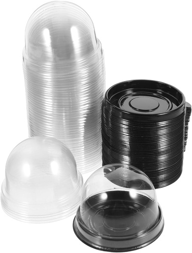 [BRSREZIBCB4A4DLU] 50pcs Mini Cake Boxes Cupcake Containers Individual Cupcake Holders Moon Cake Boxes for Dessert Packaging