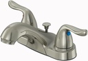 Bathroom Sink Faucet Two Handle Brushed Nickel