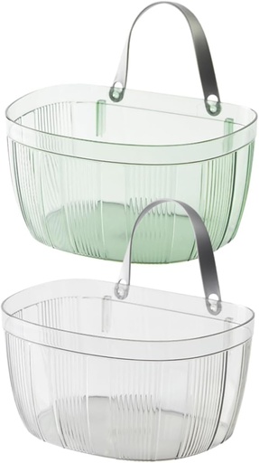 [BRSRABIEOABR4HT4] 2pcs Elegant Wall Baskets Pet Hanging Storage Baskets for Kitchen Bathroom Vegetable Fruit
