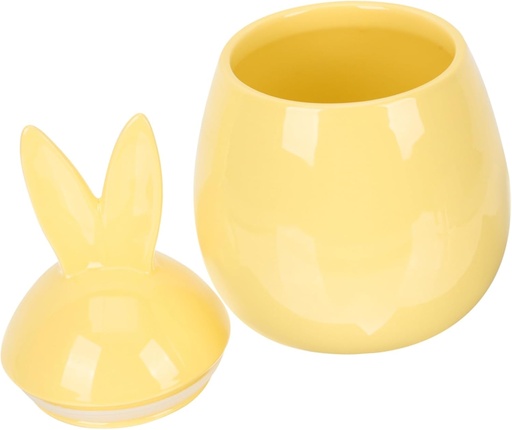 [BRSROALQA4AQM3D4] Easter Ceramic Tea Jar Multi-function Sealed Canister for Loose Leaf Tea Airtight Storage for Home Decor and Kitchen Organization