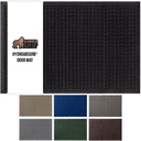GORILLA GRIP Front Door Mat, Indoor Outdoor Ultra Absorbent HydroAbsorb Doormat, Absorbs Up to 1.7 Cups of Water, Stain and Fade Resistant, Rubber Backing Doormats, Captures Dirt, 29x17 Black