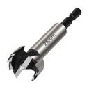 Hole Saw Hinge Boring Drill Bits 1/4"(6.35mm) Hex Shank High Carbon Steel Cutter(26mm)