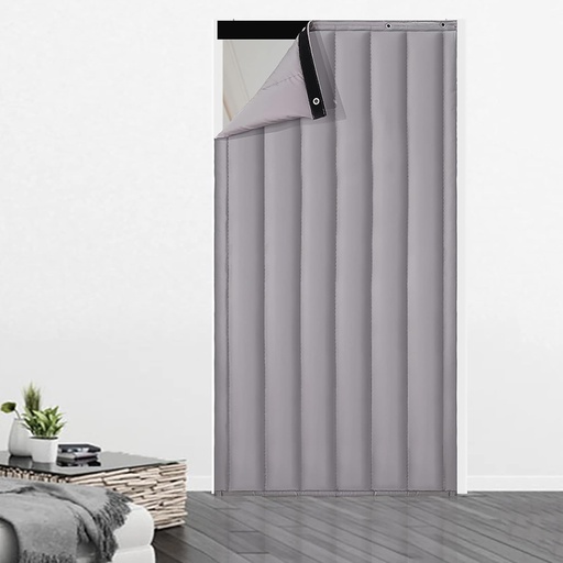 [BRSRMFAFO4DRQCT2] Thermal Insulated Door Curtain,Curtain for Door Window,Temporary Door for Hallway,PU Leather Thermal Insulated Door Curtain,Doorway Curtains,for Air Conditioner Room,Heater Room, Living Room