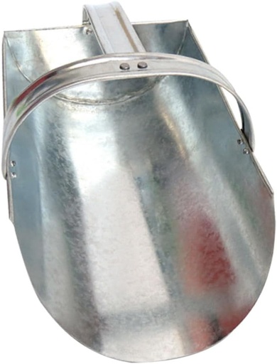 [BRSREEAFBAIB6ALJ] TOYANDONA Thickened Iron Feed Shovel for Veterinary Use Heavy Duty Farm Food Scoop Long Handle for Livestock Feeding and Grain Handling