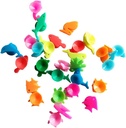 Angoily Wine Glass Tags 24Pcs Marine Animals Wine Glass Marker Silicone Drink Markers Suction Cup Goblet Sign Identifier for Champagne Cocktails Martini (Mixed Colors) Wedding Wine Charms