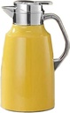 Electric Kettle Big Capacityes Thermal Hot Water Jug Double Layer Stainless Steel Coffee Insulation Pot Home Tea Kettle/Yellow/2L