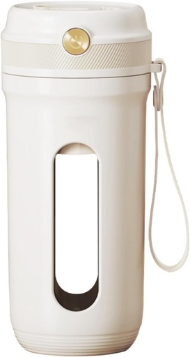 [BRSREGAPOYPGGYI2] 350ml multifunctional portable juicer | 10-blade high-speed blade, 15-second ice crushing | dual-battery wireless and portable | essential for home, office, outdoor travel (Dual battery)