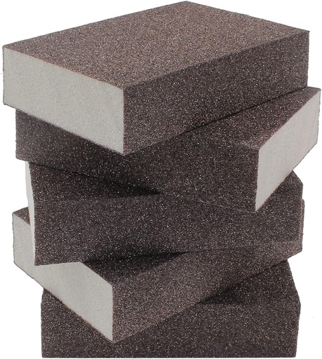 [BRSW2EIQC4CG2FAV] 80 Grit Coarse Sanding Block - 12Pcs, Wet Dry Sanding Sponge Foam Sandpaper Block Washable & Reusable Sandpaper Sponge for Drywall Wood Plastic Metal Furniture