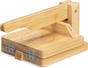 Navaris Wooden Tortilla Press - Wood Pataconera Tortilla Quesadilla Maker Flour Dough Press for Quesadillas Tortillas Indian Roti Tostones Patacones