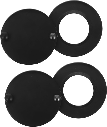 [BRSREZT5AVYREDT7] NUOBESTY 2pcs Door Viewer Peephole Door Cover Cat Eye Back Cover Home Security Viewer Guard