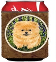 Caroline's Treasures SS8746CC Pomeranian Can or Bottle Hugger Cooler Washable Drink Sleeve Collapsible Beverage Insulated Holder, Can Hugger, Multicolor