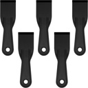 5 PCS Plastic Putty Knife, 2 Inch Flexible Plastic Paint Scraper Tool for Taping Drywall Wall Painting Putty Knives Set Spreader Spackle Tool for Spackling Patching Flexible Putty Knife, Black