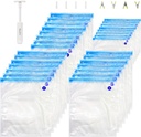 XOTO Premium Reusable Vacuum Sealing Hand-Pump Sous Vide Kit Including 30 Assorted Size Bags