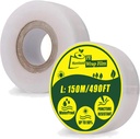 Nursery Grafting Tape, Plant Buddy Tape for Fruit Trees Grafting Self-Adhesive PE Stretchable Film for Grafting Budding Tape for Gardening Grafting Tool (2CM (4/5") W, 2, Roll)