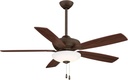 MINKA-AIRE F553L-ORB Minute 52 Inch LED Energy Star Rated Ceiling Fan with DC Motor and 3 Speed Pull Chain in Oil Rubbed Bronze Finish