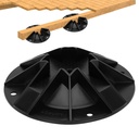 12 Pack Foundation Deck Blocks, Deck Post Foundation Supports Vertical Installation of 3.5×3.5 Wooden Posts and Horizontal Installation of 1.5 Joists, Deck Block for Deck, Column and Beam Construction