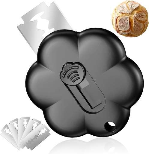 [BRSRAZ37PIJRMCLH] Ophilia Bread Lame Dough Scring Tool - Sourdough Bread Baking Supplies for Sourdough Bread Making and Bread Scoring,Great Gift for Bread Makers.(Black)