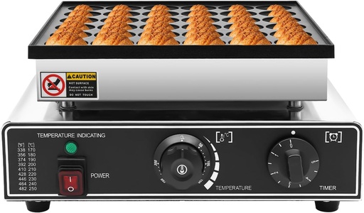 [BRSRAAA7O4FAEYDL] Waffle Maker, Electric Muffin Making Machine, Electric Waffle Machine, 36 Holes Desktop Electric Waffle Iron with Timer 0-5min & Adjustable Temperature 122-572℉, for Making Muffins and Waffles