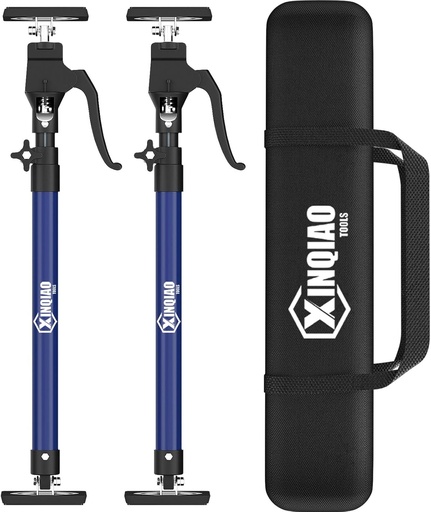 [BRSROZY3OJ5QA3T2] XINQIAO Cabinet Jacks for Installing Cabinets, Heavy Duty Third Hand Tools Adjustable Support Pole from 23.6 in to 45.3 in, 2 PCS