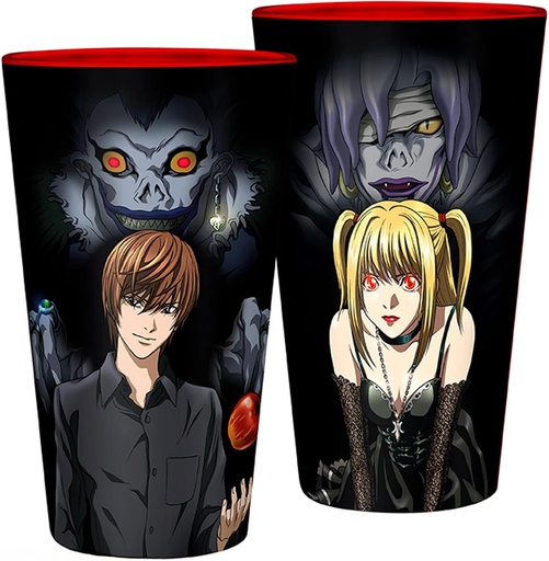 [BRSRMCDQPMDRM23O] ABYSTYLE Death Note Light & Misa 400ml Glass