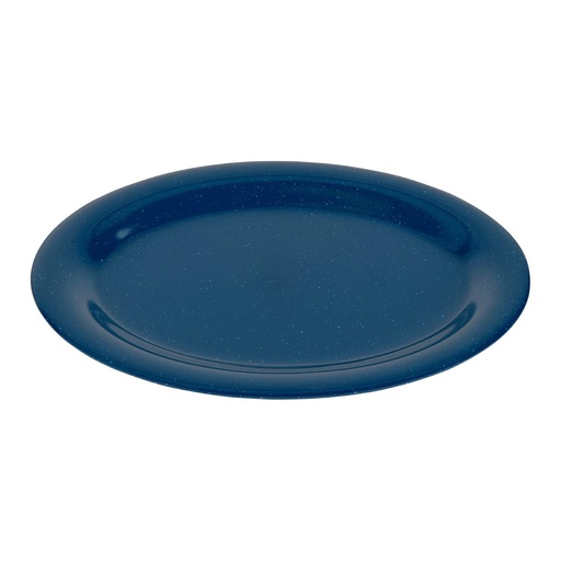[BRSWIH3RDICBWGDY] G.E.T. OP-120-TB Melamine Oval Serving Platter / Dinner Plate, 12" x 9", Texas Blue (Set of 12)