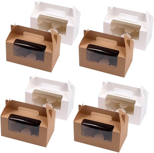 [BRSREZ35B4DWYDLJ] PRETYZOOM 10 Set Paper Packing Boxes for Cupcakes Muffins Assorted Decorative Containers for Baby Shower Birthday Wedding