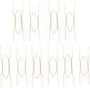 HOMSFOU 10pcs Invisible Dish Hanger Wall Hook Vertical Plate Holder for Decorative Plates Easy to Install for Art Displays and Collectibles
