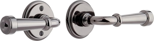 [BRSW2AIROYIG2GYY] Signature Hardware 479166 Esmond Left Handed Solid Brass Passage Door Lever Set with 2-3/4" Backset
