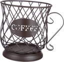 Coffee Capsule Cup Metal Holder Pot Organizer Mug Holder Storage Basket