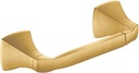 Moen Voss Brushed Gold Pivoting Toilet Paper Holder, Wall Mounted Toilet Tissue Holder for Bathroom, YB5108BG